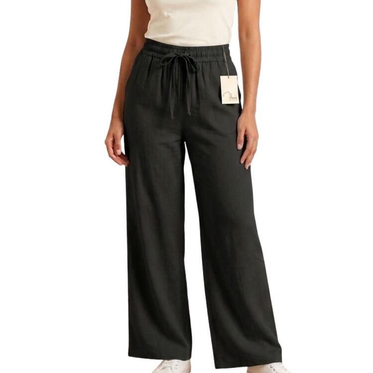 PANTALONE DONNA A PALAZZO FLORA YV2309 FLORA